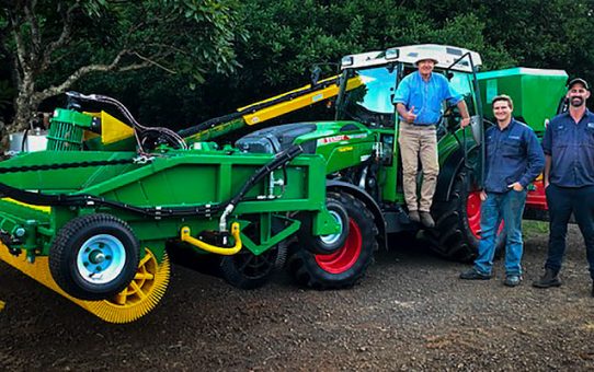 Pick Tractors and TRACTOR MOUNTER MACADAMIA HARVESTER