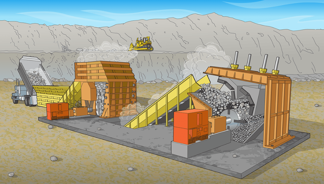 Rock Crushing Machine